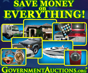 Save Money on Everything at GovernmentAuctions.org
